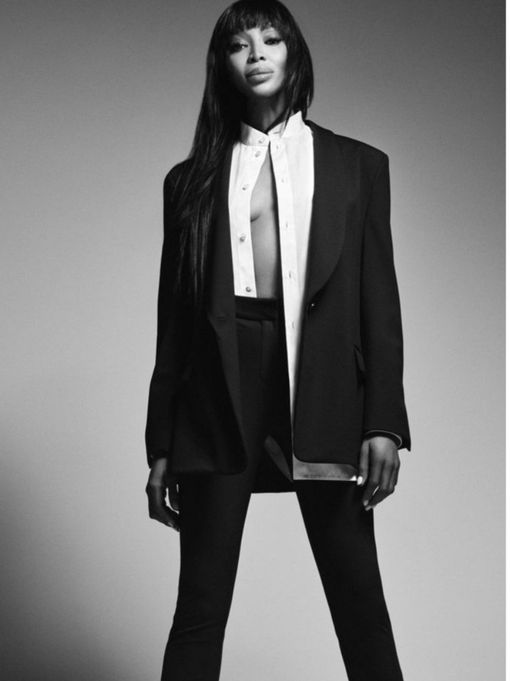 NWT BOSS Hugo Boss Naomi Campbell JAUNTS Virgin Wool Blazer Black US 6 Travel